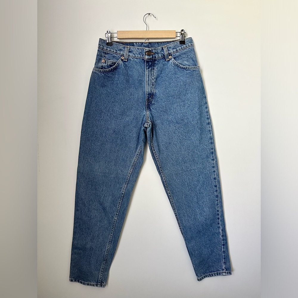 LEVI’S Vintage Orange Tab 10950 Relaxed Fit Tapered Leg High Rise Jeans Womens’s